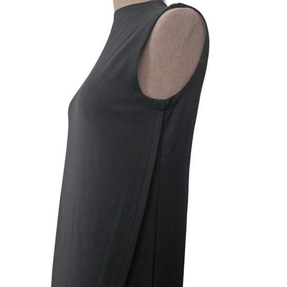 Eileen Fisher Mock-Neck K/L Knit  Dress F8TLU-D4309M Black NWT Black XS - Picture 7 of 17